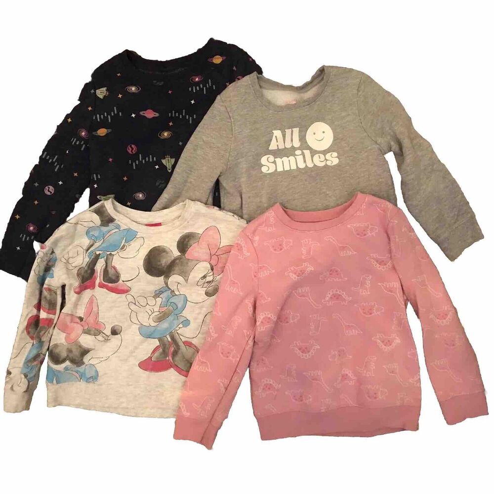 Cat & Jack Lot of Four 5T Girl Sweaters